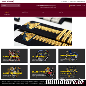 Grade profesionale brodate - Grade-Militare.ro