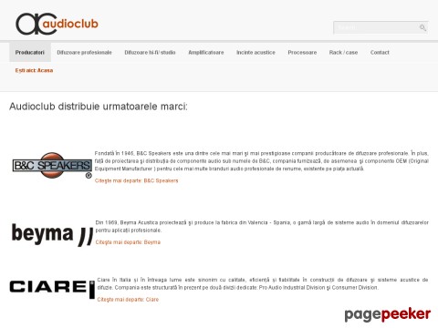 siteItem_details : Echipamente audio profesionale
