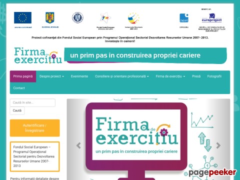 Firma de Exercitiu pentru tinerii antreprenori