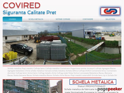 Schela metalica, Popi, Cofraje, Containere, Agregate balastiera.